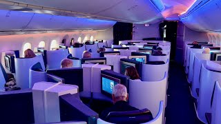 KLM Business Class  Boeing 787 from Amsterdam to Cape Town FABULOUS flight [upl. by Slorac]