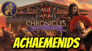 Achaemenids Theme Chronicles Battle for Greece  AoE II Definitive Edition [upl. by Tavy845]