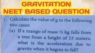 GRAVITATIONPROBLEMAltitudeNEETJEEFOUNDATIONJIPMER [upl. by Acirdna]