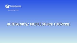 AutogenicsBiofeedback Exercise [upl. by Kendra80]