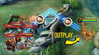 SMARTEST OUTPLAY MOMENTS IN MOBILE LEGENDS 5 [upl. by Ahsropal]