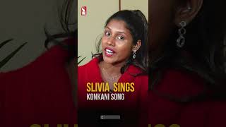 Slivia sings a Konkani song  Candid with Candida  Shorts [upl. by Zennas]