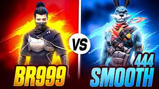 SMOTH444 🖥 vs OP BR999📱  1VS1 BETWEEN 2 HACKER 😱🥶 [upl. by Anwahs]