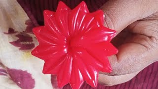 palastic wire new modal flower making palastic wire flower banane ka tarika [upl. by Iveel]