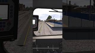 TRS22  VLine N471 City of Benalla Drivers View Arriving at Shepparton Station vline trainz [upl. by Kellda]