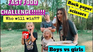 VIRAL FAST FOOD CHALLENGE Nisha Beckett Britain Baylaa and Boston WHO WON😱 [upl. by Minier]