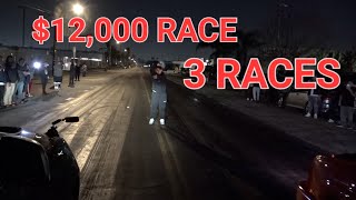 Jeep Trackhawk Vs Turbo Silverado 12000 3 Races [upl. by Maryn]