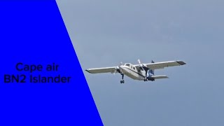 Mayaguez airport Planespotting  3 Ultralights Cape air BN2 Islander [upl. by Ardnic]