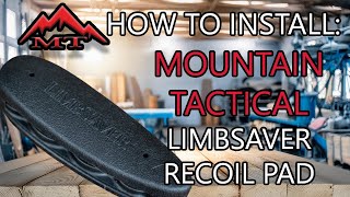 How to Install a Limbsaver Recoil Pad on a Tikka [upl. by Noremmac]