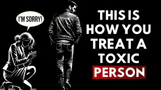 13 Clever Ways to DEAL With TOXIC PEOPLE STOICISM [upl. by Nirred379]