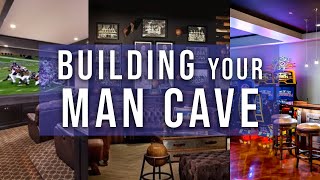 BUILDING Your Own Ultimate MAN CAVE [upl. by Hsuk]