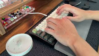 Gateron North Pole 20  Tofu65 20 Plate PP  GMK Olive Blanc Soundtest [upl. by Meehahs]