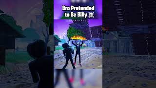 Bro Tried to Fake Billy [upl. by Spiro]