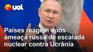 Ameaça nuclear da Rússia Ucrânia com mísseis dos EUA abre uma nova fase na guerra diz chanceler [upl. by Latsyrk]