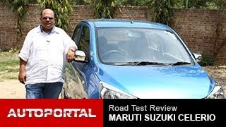 Maruti Suzuki Celerio Review Test Drive  AutoPortal [upl. by Eniwtna743]