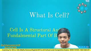 What Is Cell amp Its Types I Stucture amp Fuction Of Cell Organells I Harsh D Patil Class 7th CBSE [upl. by Mahgirb]