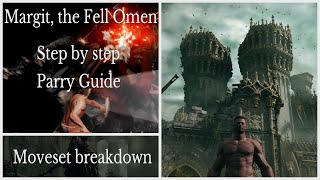 Margit the Fell Omen Moveset breakdown amp parry guide  Elden Ring [upl. by Atirehgram]