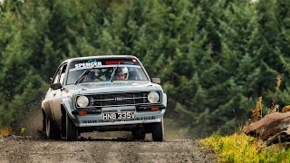 Ieuan Evans amp Dafydd Evans  Cambrian Rally 2023  SS5 Hiraethog Trail [upl. by Dodge]