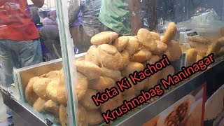 Kota Kachori ManinagarFoodiee SaurabhStreet Food AhmedabadAhmedabad Food [upl. by Jon]