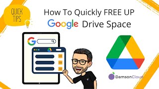 Google Drive How To Free Up Storage Space FAST [upl. by Eecrad]