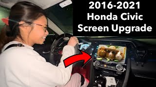 The BEST Android Headunit You Can Buy 10th Gen Honda Civic  9 Inch Joying Stereo Install amp Review [upl. by Glanville794]