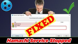 FIXED Hamachi Service Stopped 100 Working [upl. by Haletta]