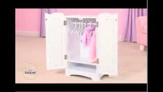 KidKraft Lil Doll Armoire Poppenkleerkast 60132 [upl. by Chatav240]