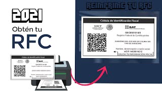 Como Tramitar RFC Por Primera Vez  Como Sacar Tu RFC Con Tu CURP 2021 [upl. by Nahtannoj]