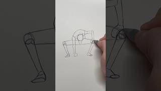 How to Draw Luffy’s Gear 2 Pose luffy onepiece op pose draw sketch art tutorial fyp [upl. by Ylera]