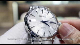 UNBOXING SEIKO PRESAGE quotCOCKTAIL TIMEquot AUTOMATIC WATCH SRPB77 [upl. by Eelrahc]