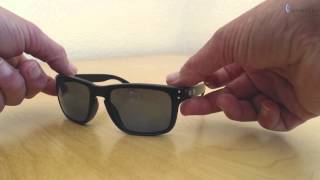 Oakley Holbrook  Matte Black  Ice Iridium Polarized [upl. by Rosecan384]