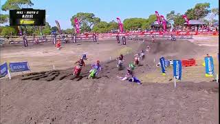 Australian promx 2024 R1 MX1 Wonthaggi Highlights [upl. by Nyrhtakyram]