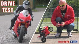 UPRISER Ducati Panigale V4S RC STUNT BIKE ESSENTIAL RC DRIVE TEST [upl. by Edveh923]