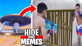 NICHT LACHEN in Fortnite HIDE AND MEMES [upl. by Sulamith]