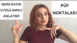 DERS KAYDI NEDİR NASIL YAPILIR TÜM DETAYLARIYLA PÜF NOKTALARLA UYGULAMALI ANLATIM [upl. by Rolanda]