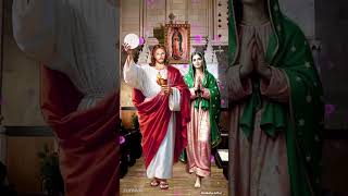 Aceptarías la visita de la virgen maria y Jesús viralvideo amor youtubeshorts fe jesus [upl. by Ainotal]