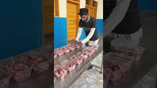 3 Goats 🐐 Meat distribution mini vlog ❤️ reels vlog viralvideo foryou foryoupage shorts [upl. by Ihn]