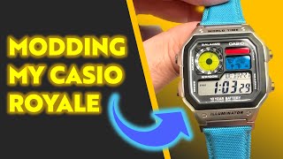 Casio Royale Mods  Lets Add Some Color to the AE1200 [upl. by Stier]