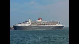 quotQueen Mary 2quot post World Cruise departure from Southampton  14042019 [upl. by Retrop]