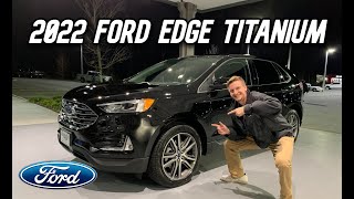 NEW 2022 FORD EDGE TITANIUM  Walkaround amp Key Features [upl. by Shane116]