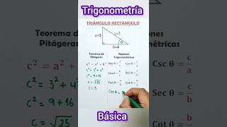 Trigonometría básica 🤓✌️ ingedarwin matemática [upl. by Ohara]