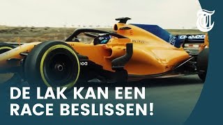 F1wagen McLaren sneller dankzij speciale lak [upl. by Yekcor53]