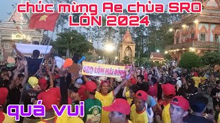 Đội ghe ngo chùa SRO LÔN 2024 Ăn mừng như thế nào [upl. by Nohtahoj531]