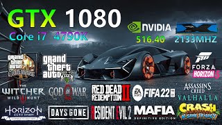 GTX 1080 8GB  Core i7 4790K  in 13 Games  2022 [upl. by Angus845]