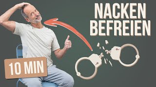 Nackenverspannungen EFFEKTIV lösen ✅ 10 Minuten Nacken Übungen [upl. by Ahsimet545]