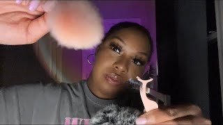 your ghetto friend does your makeup while chewing gum 💋 roleplay asmr [upl. by Hasile806]