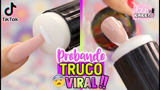 PROBANDO TRUCO VIRAL  FRENCH con ESTAMPADOR [upl. by Anal90]