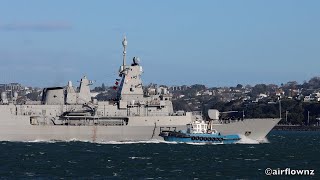 HMNZS Te Kaha Auckland New Zealand  2024 [upl. by Eikin]