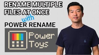 Batch Rename Files in Windows using PowerRename PowerToys [upl. by Waltner]