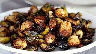 Honey Balsamic Roasted Brussels Sprouts [upl. by Culver]